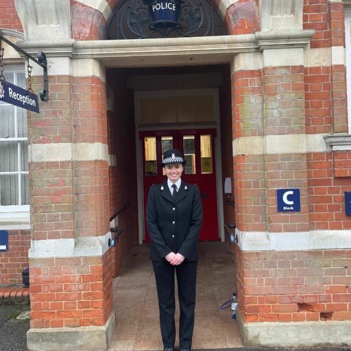 Evie Thatcher, Essex Police - guest speaker at St Mary's Empowering Girls Leadership event