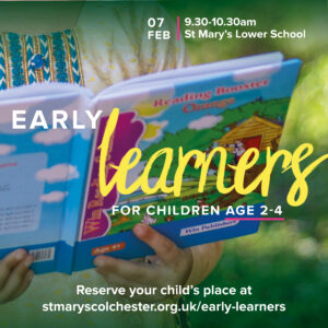 Early Learners event at St Mary's Lower School in Colchester