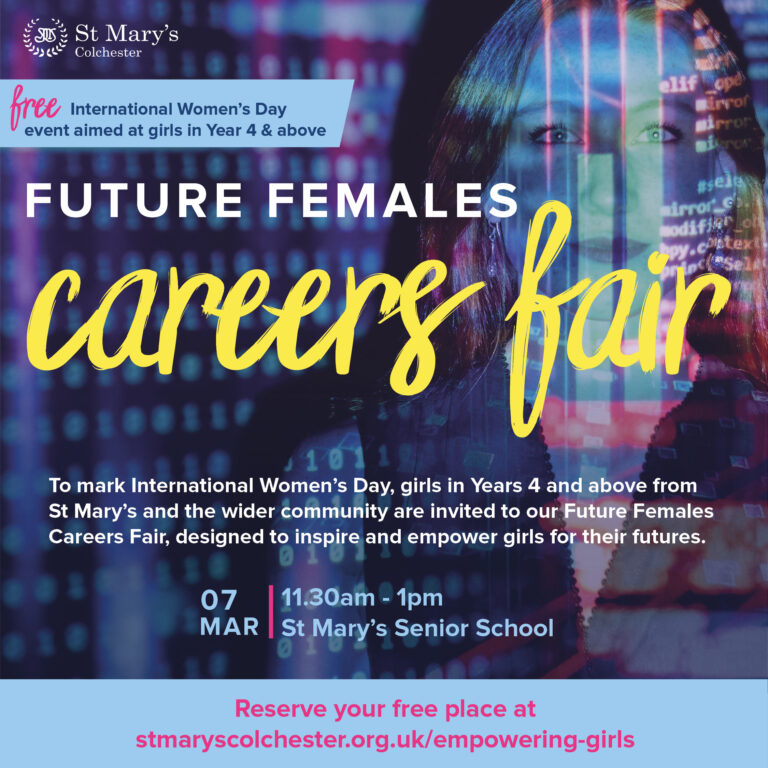 Future Females Careers Fair at St Mary's Colchester